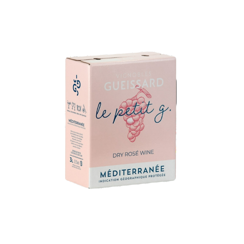 LE PETIT G  ROSÉ IGP MÉDITERRANÉE BIB 3 L