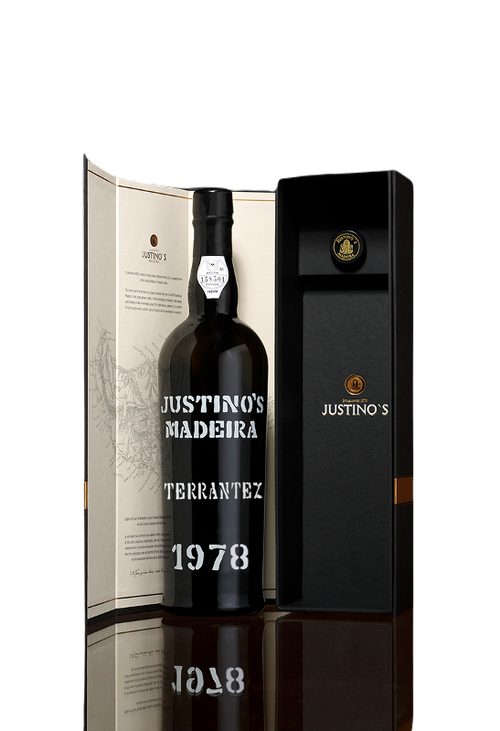 JUSTINO'S MADEIRA TERRANTEZ 1978  in geschenketui