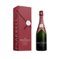 MOËT & CHANDON X PHARRELL WILLIAMS  LIMITED EDITION BRUT IMPERIAL- DEEP RED