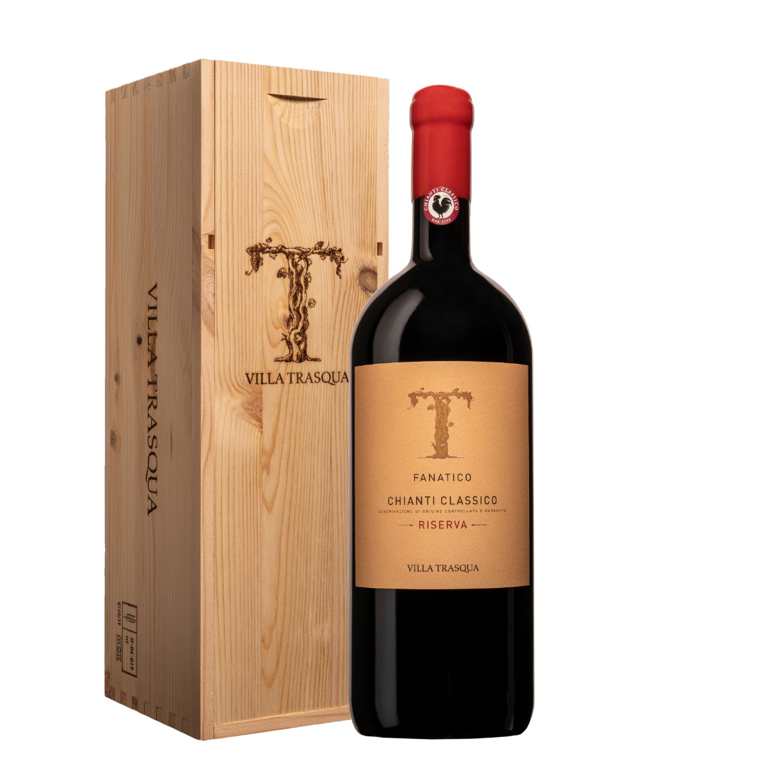 VILLA TRASQUA  FANATICO Chianti Classico DOCG Riserva 2018 Magnum in kist